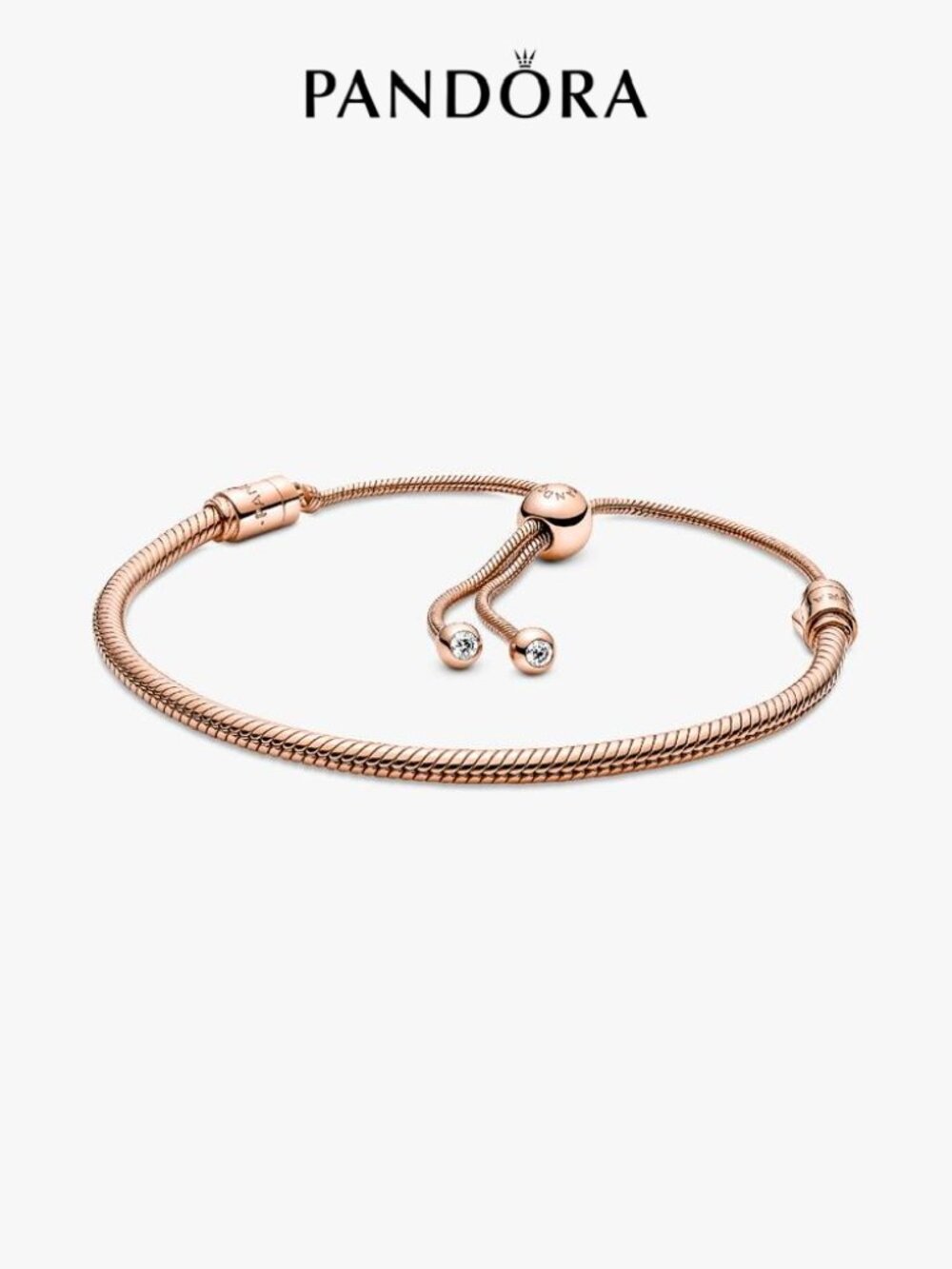 Pandora Moments Snake Chain Slider Bracelet